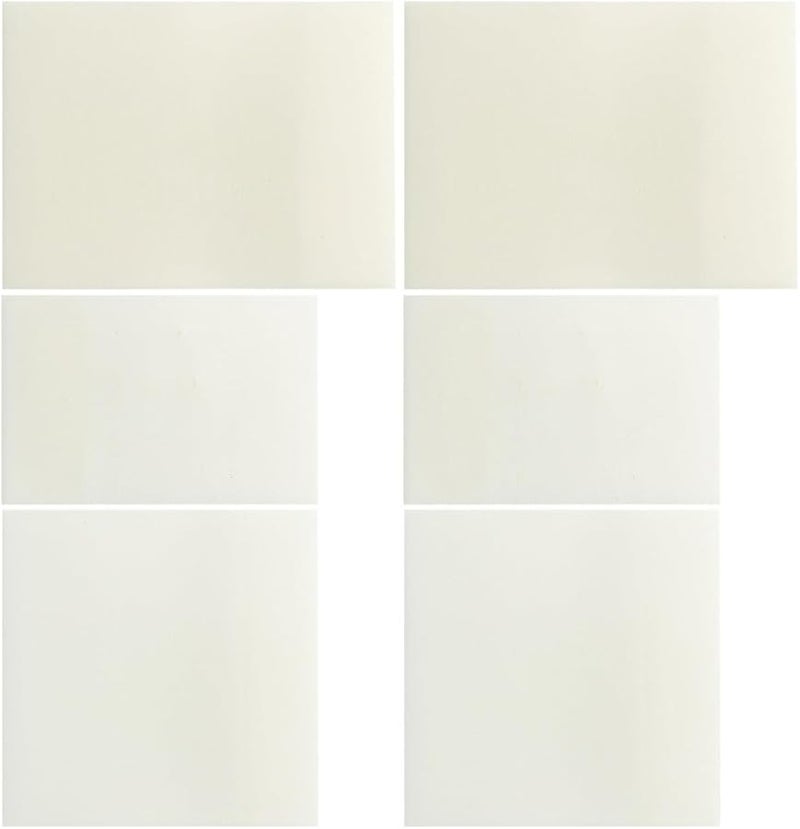 ألواح ملاحظات قابلة للإزالة 6 حزم أبيض 9.5x7 سم 7.6x7.6 سم 7.6x5 سم 50 ورقة لكل منها - Image 1