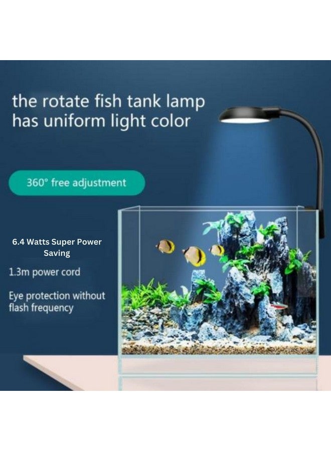 VAYINATO® LY-307 | 6.4W | Fit for 1~2 Feet Tank High Brightness Clip On Aquarium LED Light | 360* Flexible | Light Weight by Petzlifeworld - Image 2