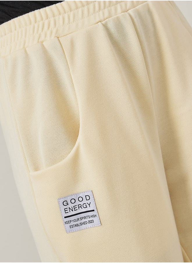 Styli - Relaxed Fit Jogger with Patch Detail - Image 1