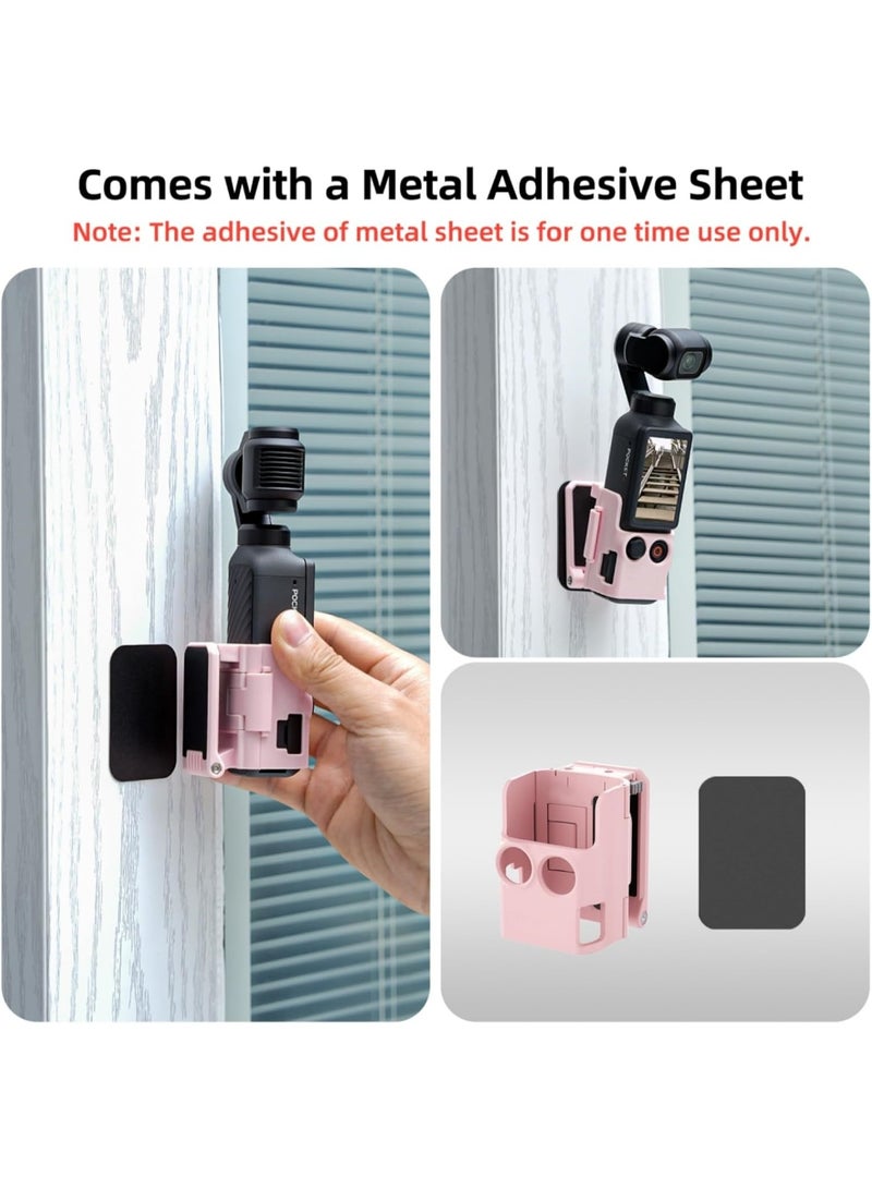 LBMT Magnetic Mount Stand Compatible with DJI Osmo Pocket 4,  Desktop Base Bracket Stand with 180° Adjustable, Pocket 4 Accessory - Image 4