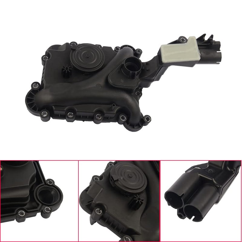 Flynsu Crankcase Vent Valve Oil Separator Replacement for Audi Q5 A6 C6 A5 Q7 3.0L CGWA CGWD Part # 06E103547F 06E103547Q - Image 2