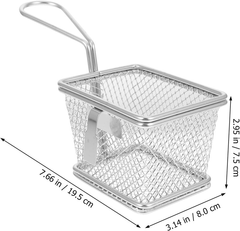 Hot-pot Separation Colander Mesh Net Strainer Stainless Steel with Z-shaped Hook Small Size for Commercial Brain and Noodle Cooking - Image 2