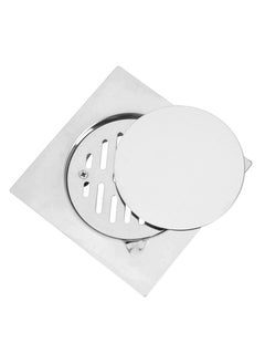 GEEPAS Geepas Round Floor Drain-GSW61115, High Quality Stainless Steel Drain with Lid, Silver  - Image 1