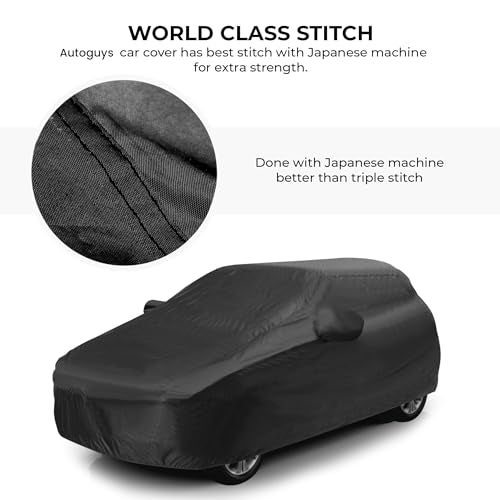 AutoGuys Car Cover Waterproof GL-I for Maruti Alto K10 / Alto 800 [Year 2018 Onwards] - Alto Car Cover Dust & UV Protection Alto Car Body Cover with Mirror Pocket Soft Cotton Lining - Image 5
