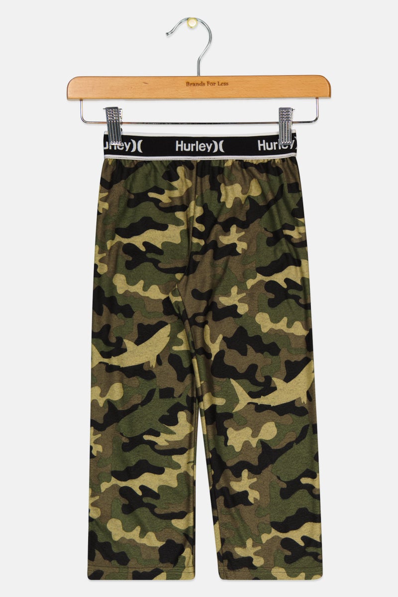 Hurley Toddlers Boy Pull On Camouflage Pajama, Multicolor  - Image 1