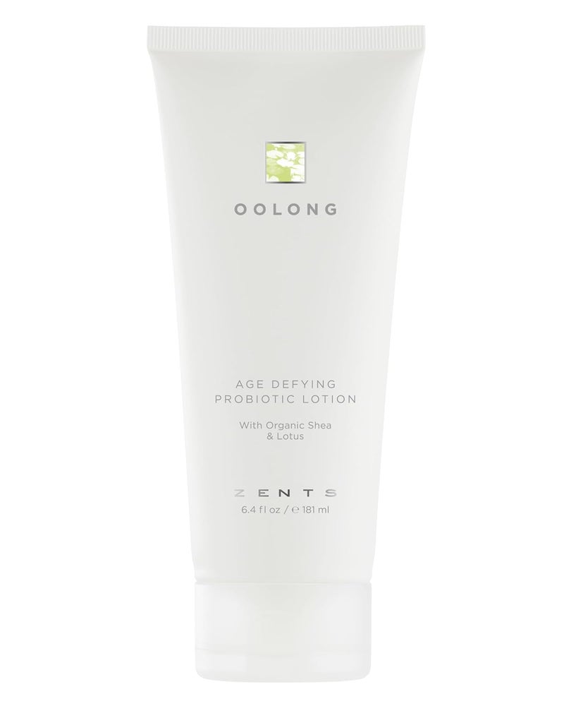 Zents AgeDefying Probiotic Body  Hand Lotion Oolong  Moisturizing Lotion with Hyaluronic Acid  Organic Shea Butter  Nourishes  Hydrates Skin  64 fl oz