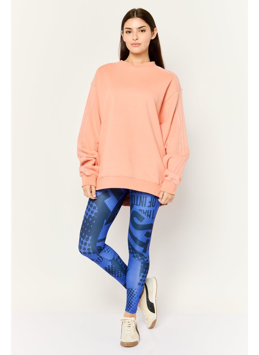 Adidas - Adidas x Ivy Park Women Sportswear Fit Outdoor Sweatshirt, Peach - Image 1