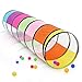 SweHouse Colorful Baby Play Tunnel for Toddlers with 2 Mesh Sides Kids Crawling Tunnel Play Tent Pop Up Toddlers Tunnel Cat Tunnel for Dogs Pets Indoor Outdoor Toy Gift - Image 2