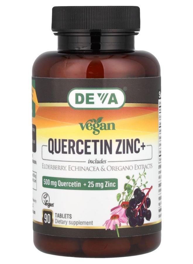 Deva Vegan Quercetin Zinc+ 90 Tablets 