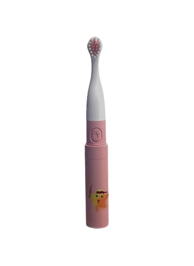 Kiddielaugh | Kids toothbrush | battery operated toothbrush | kids toothbrush pink | toothbrush with cover | Kids electric toothbrush for Ages 3+