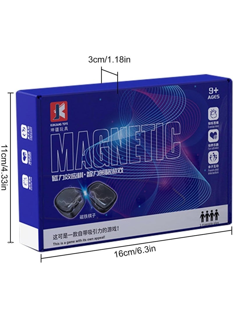 Magnetic Game Set, Interactive Attraction Game, Ages 9+, Includes Magnetic Pieces and Storage Bag, 16x11x3cm - Image 1