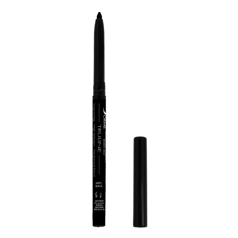 SORMÉ Sorme Cosmetics Truline Mechanical Eyeliner Pencil in Black 01oz  Waterproof and Smudgeproof Black Gel Eyeliner for Women and Men  Enriched with Vitamins C and E to Nourish Skin