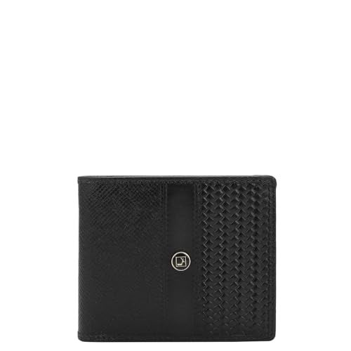 Da Milano RFID Protected Leather Wallet for Men with Card Slot - Black - Image 1
