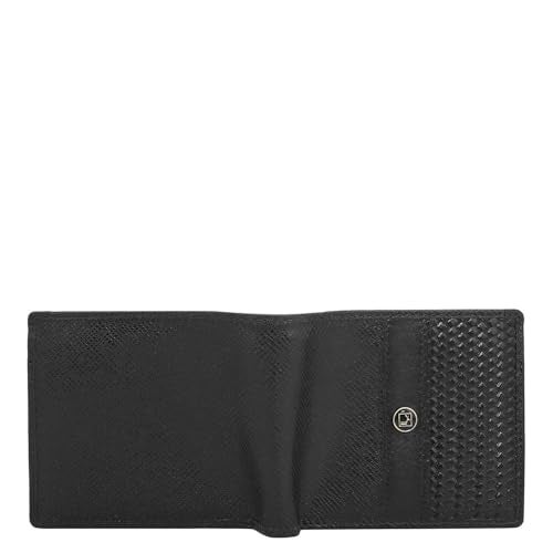 Da Milano RFID Protected Leather Wallet for Men with Card Slot - Black - Image 5