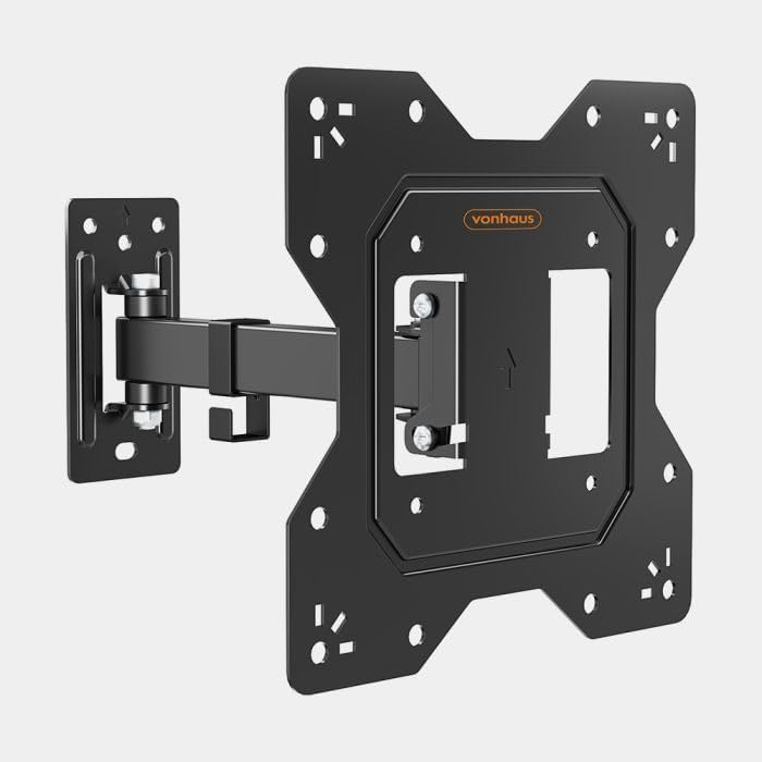 VonHaus by Designer Habitat Cantilever TV Wall Mount Swivel Bracket for LCD Plasma TV 13  37 to Fit All VESA 75mm  100mm  Extension Plates for Wider Spacings  New Slim Design