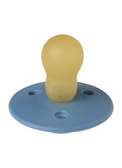 Mininor Round Pacifier Latex 6M - Blue Whale  - Image 1
