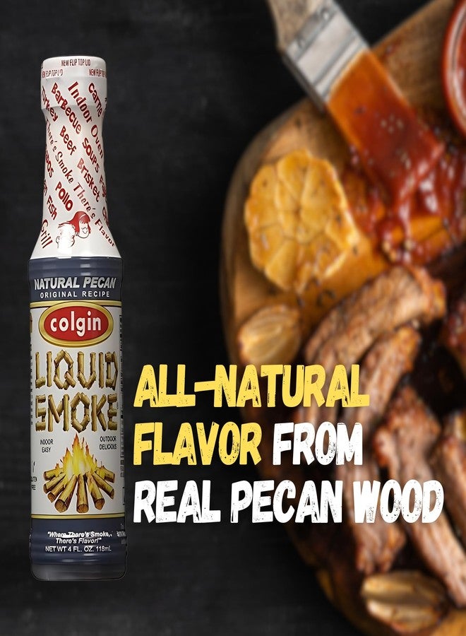 colgin دخان سائل كولجين، طبيعي بالكامل، جوز بيكان، زجاجة 4 أونصات - Image 2