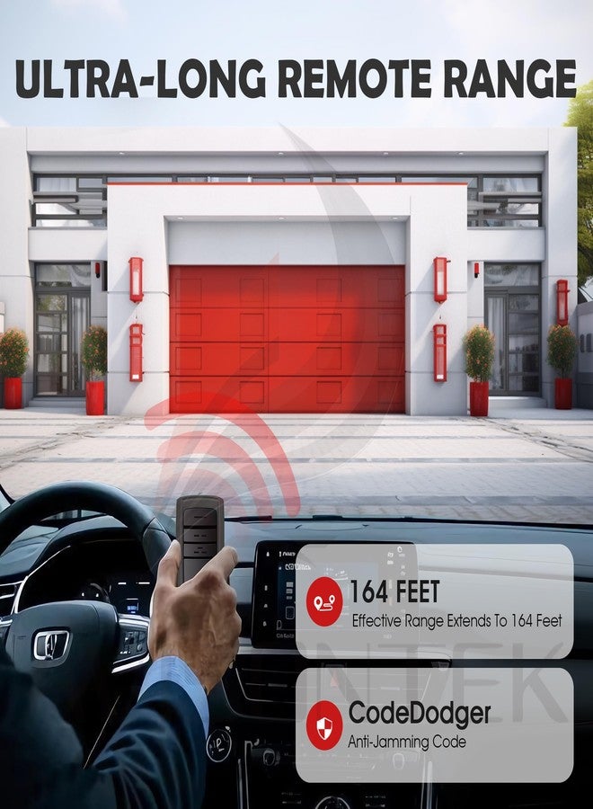 Avisontek 2 for O3T-BX Overhead Door Garage Door Opener Remote 3-Year-Warranty - Image 5