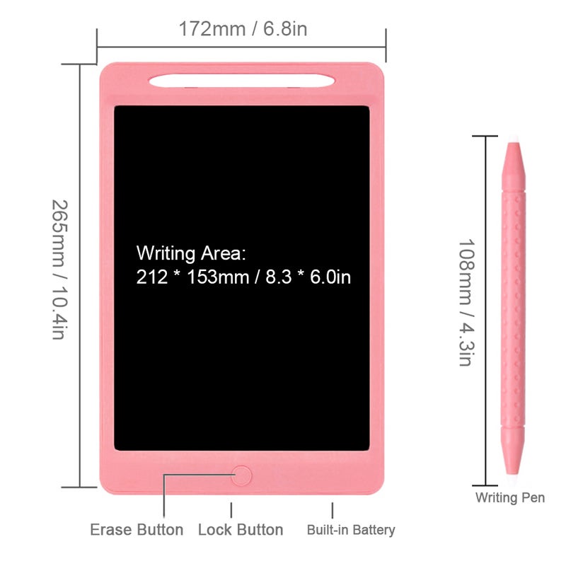 LCD Writing Tablet 11.5 Inch Erasable Pressure-sensitive Drawing and Writing Board for Kids & Adults Eye-protective Handwriting Paper Doodle Pad for School Office - Image 2