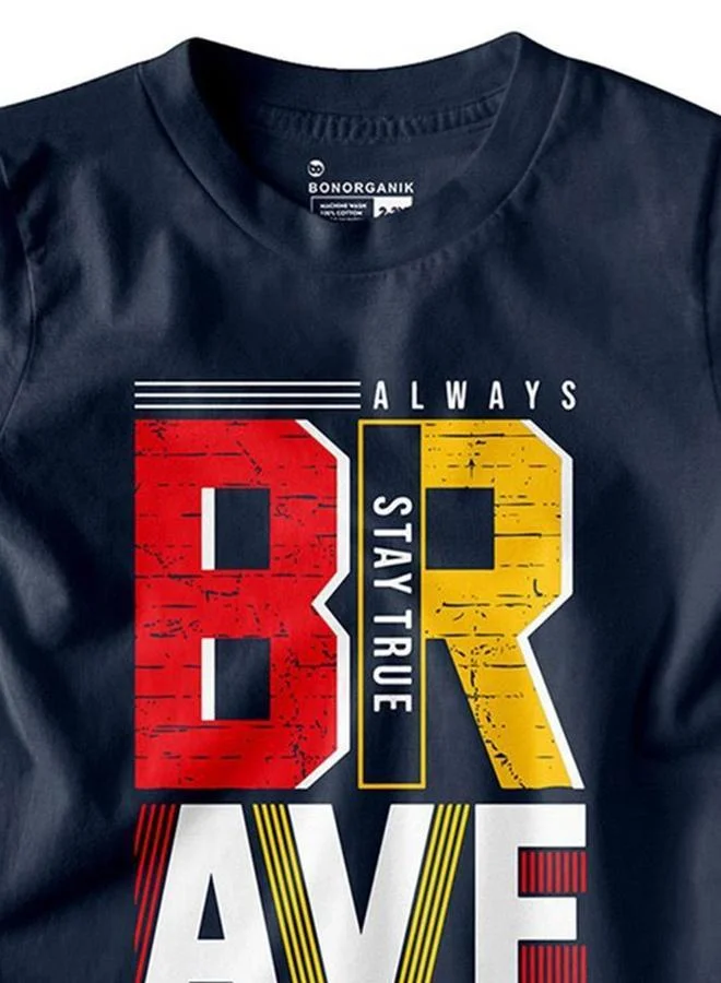 Bonorganik Boy's Multicolour 100% Cotton Printed Regular Fit Combo Of 3 T-Shirt