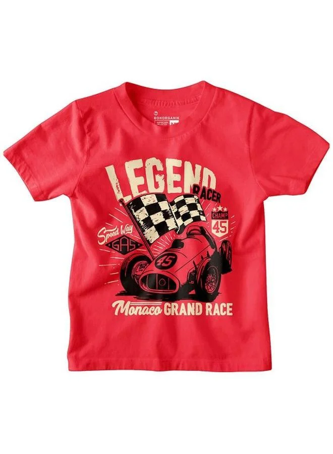 Bonorganik Boy's Multicolour 100% Cotton Printed Regular Fit Combo Of 3 T-Shirt