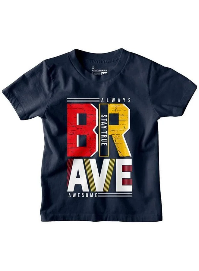 Bonorganik Boy's Multicolour 100% Cotton Printed Regular Fit Combo Of 3 T-Shirt