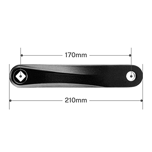 Epessa Crank Arm Left Available in Diamond Hole and Square Hole,170mm - Image 3