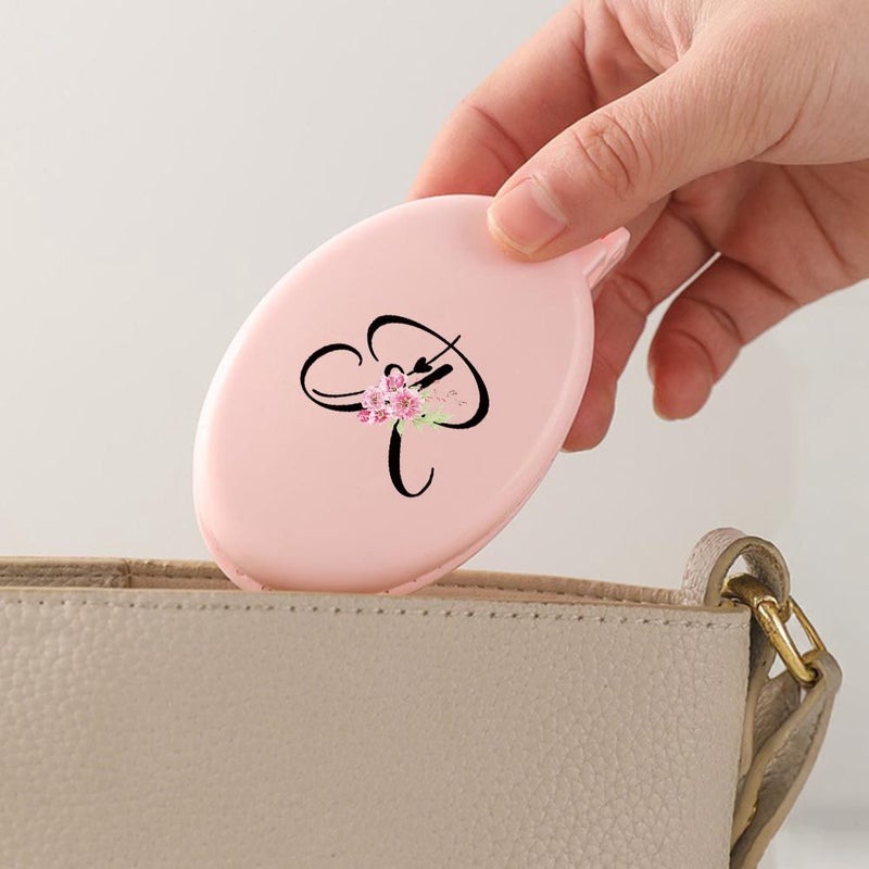 Y Folding Comb with Mirror for Normal Hair - 2-in-1 Compact Travel Hairbrush and Mirror, Folding Design, Massage Teeth, Lightweight Durable Plastic Comb for Gym Gift - Image 4