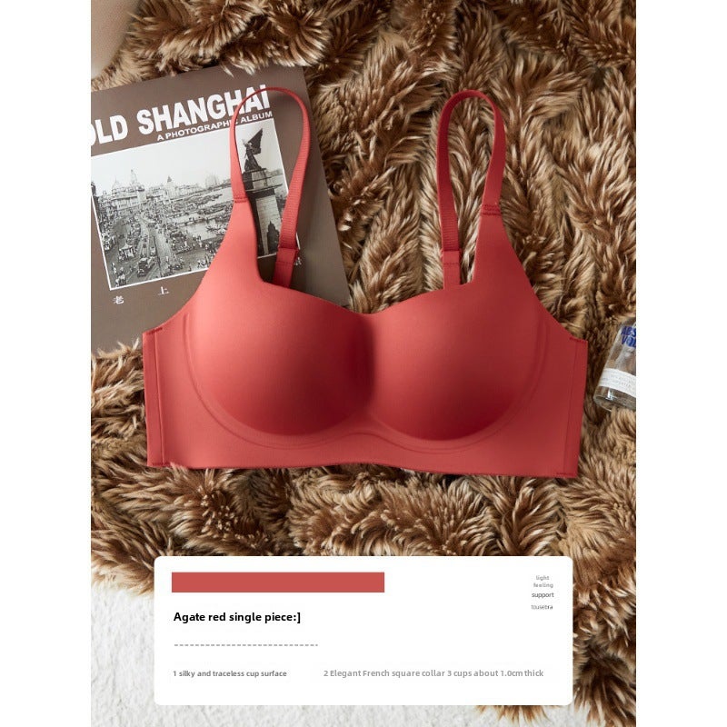Seamless Soft Support Wireless Bra Black  - Image 4