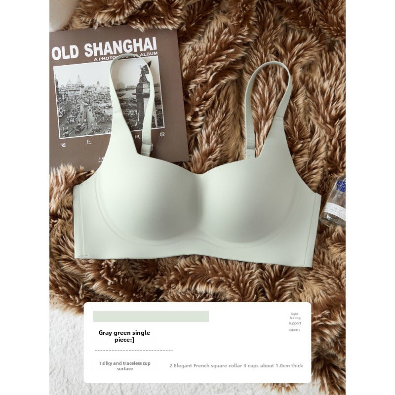Seamless Soft Support Wireless Bra Black  - Image 3