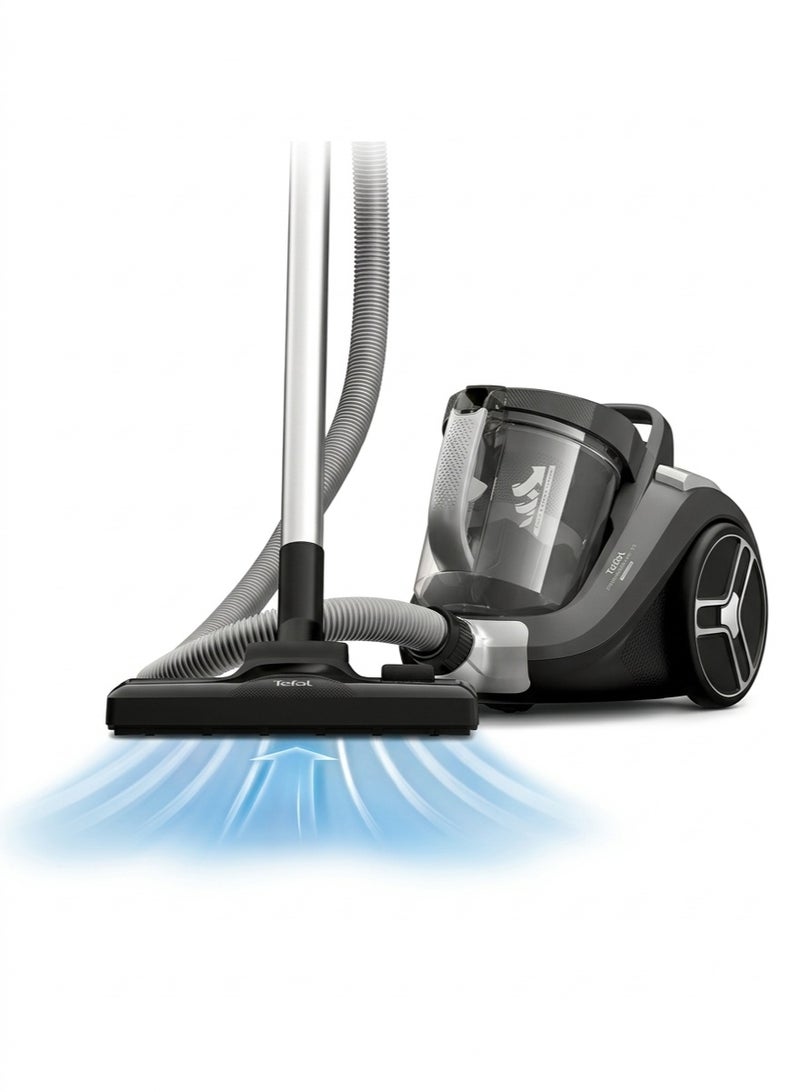 Tefal Extent Power Bagless Vacuum Cleaner, 2.5L Capacity, 2100W, Model TW4835EG - Black - Image 4