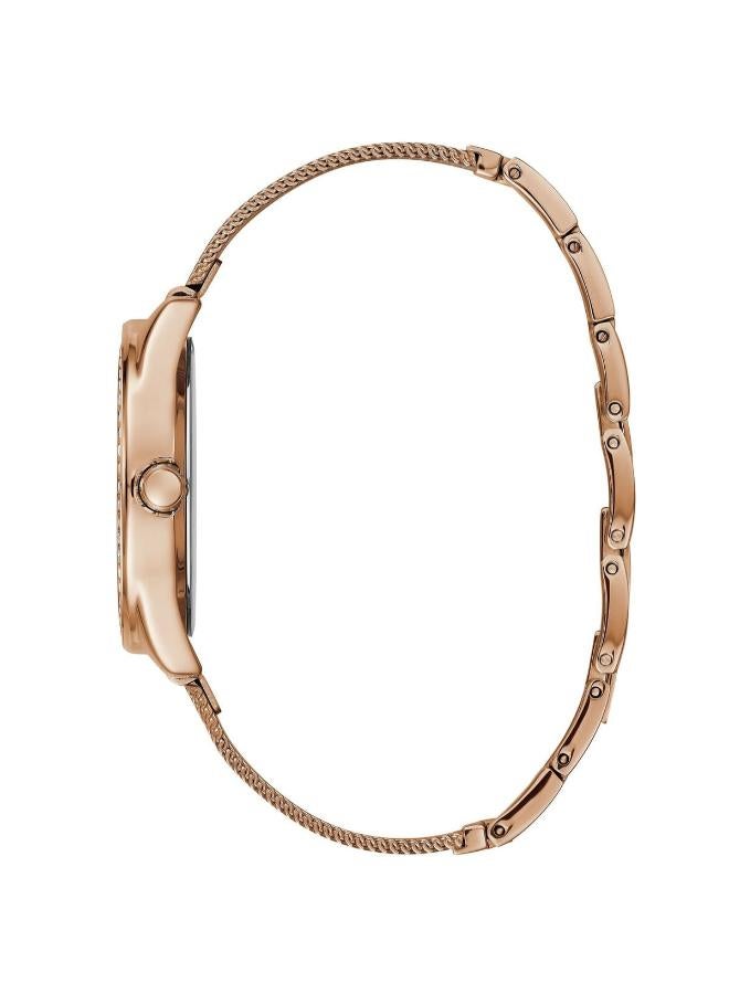 GUESS Women's Tri Glitz Stone Studded Analog Watch W1142L4 - Image 2