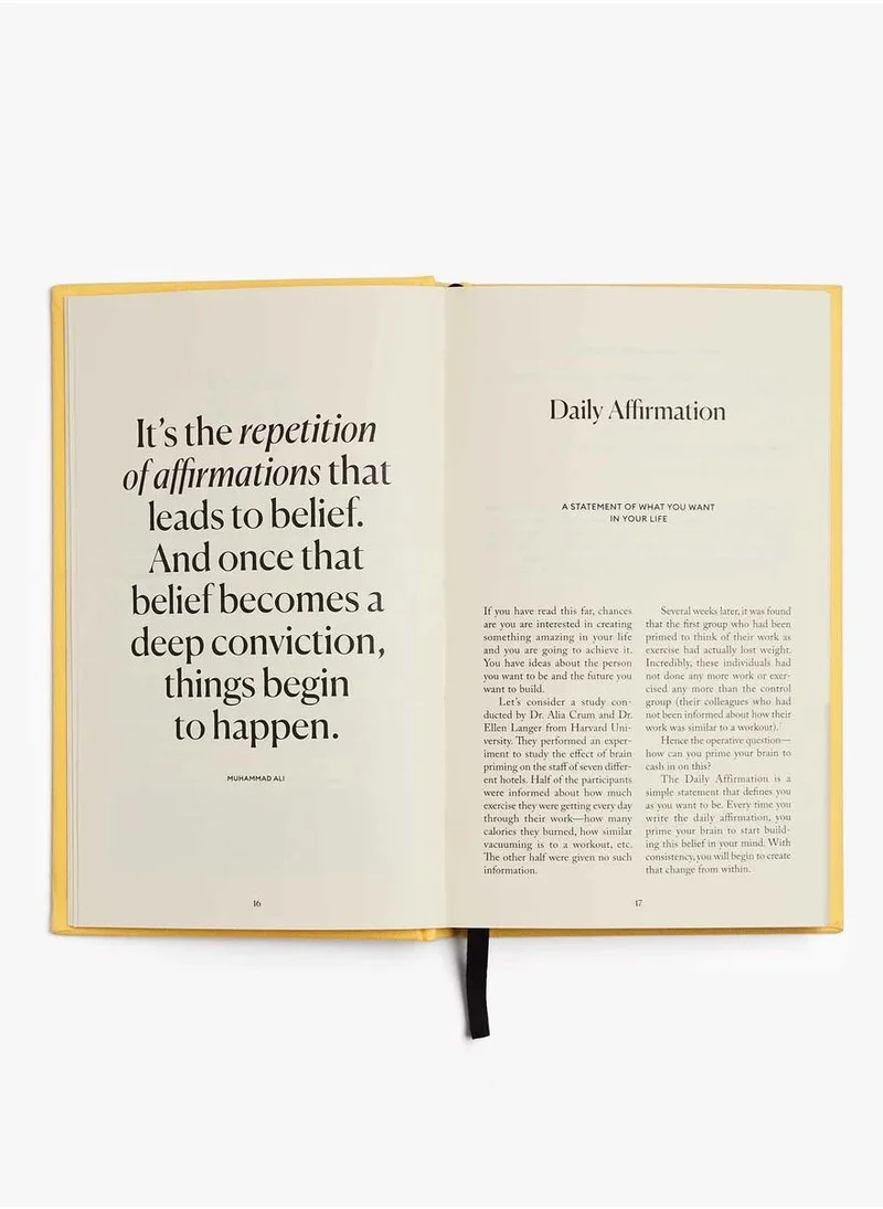 Intelligent Change Yellow Journal Five-Minute For Mindfulness