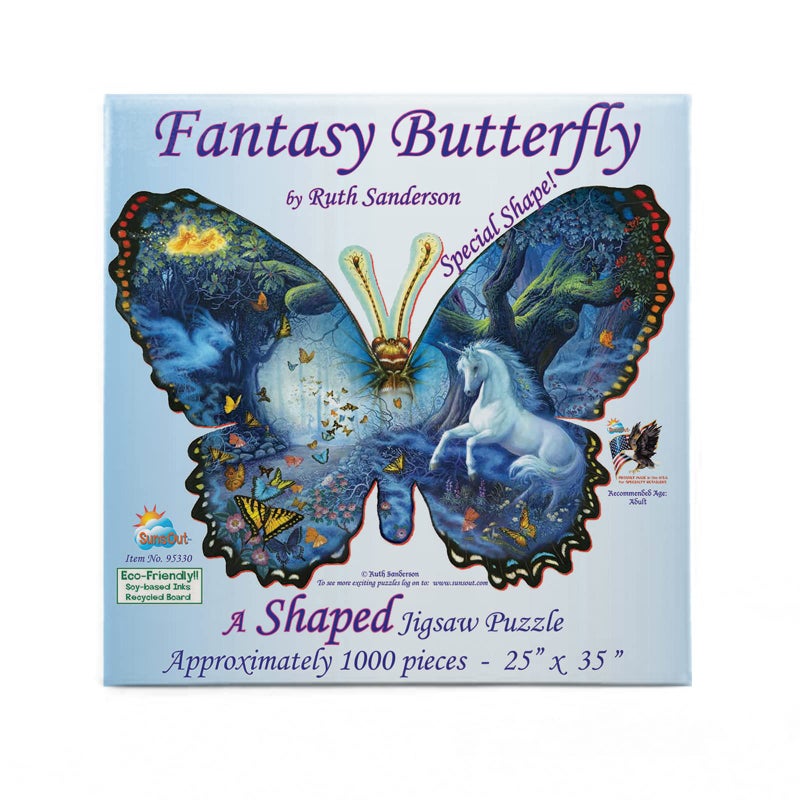 Sunsout Fantasy Butterfly Shaped SOI95330 Size 1000pc 25x35 Inches - Image 2