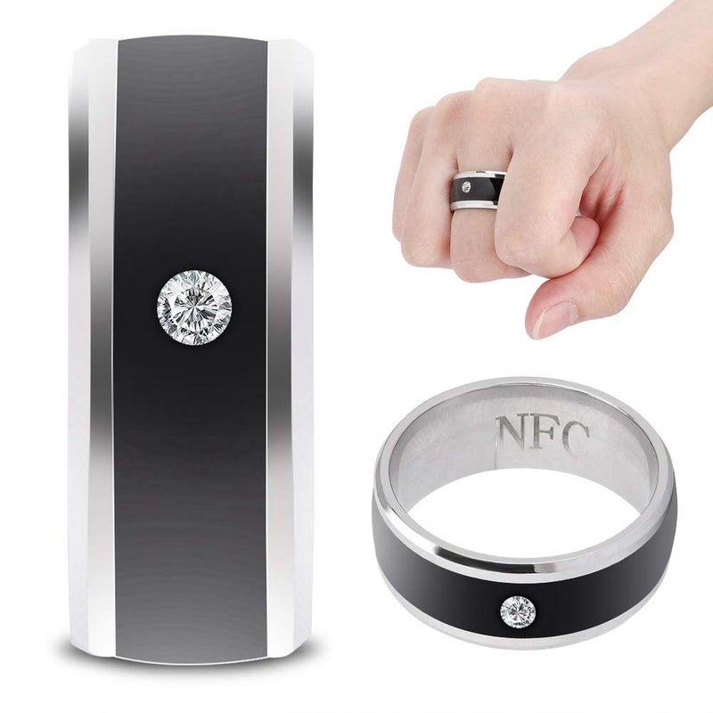 Wendry Smart Ring, No and Depth Universal Wear Smart Ring, Magic Wearable Device Universal Ring for Mobile Phone, NFC Smart Rings(size11) - Image 4