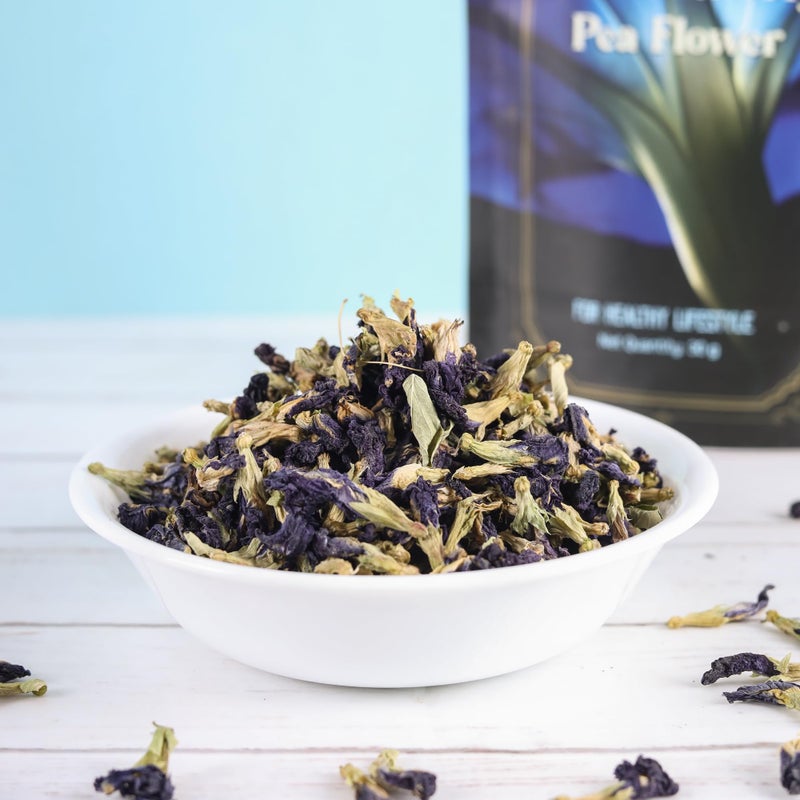 Voila Blue Butterfly Pea Flower 30 gm | Caffeine Free | Rich in Anti-Oxidants | Aids with Weight Management| Ideal for Tea and Cocktail Infusions - Image 2
