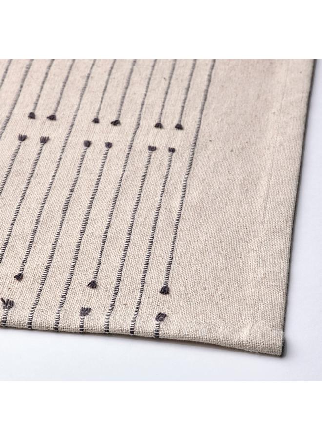 Zaboon Table-Runner, Dark Grey/Natural, 35X150 Cm - Image 3