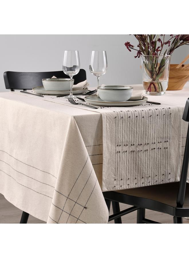 Zaboon Table-Runner, Dark Grey/Natural, 35X150 Cm - Image 4