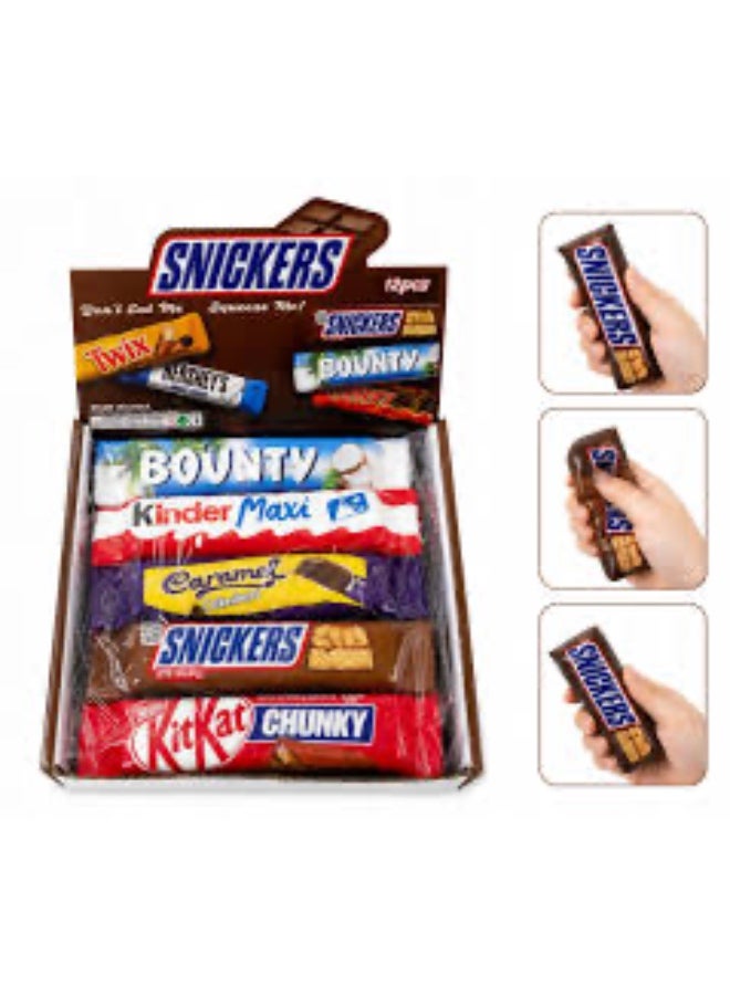 CME Slow-Rising Chocolate Bar Squishy Stress Relief Toy – Sensory Fidget Toy - Image 3