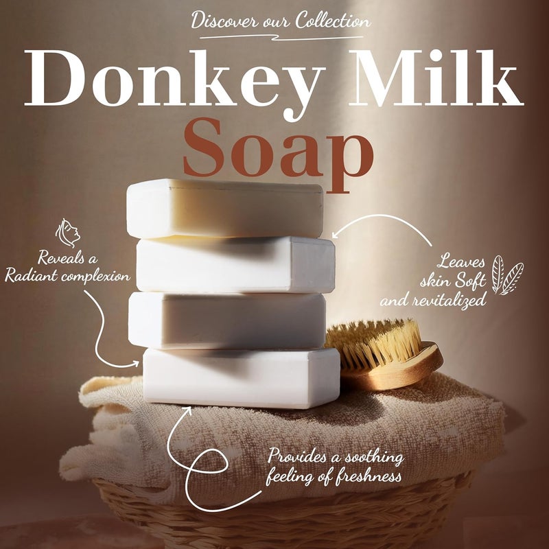La Maison du Savon de Marseille La Maison du Savon Donkey Milk French Soap Bar Duo Moisturizing Hand Body Soap Bars Creamy Soft for Daily Use 98 Natural Ingredients Made in Provence 2 x 406 oz - Image 2