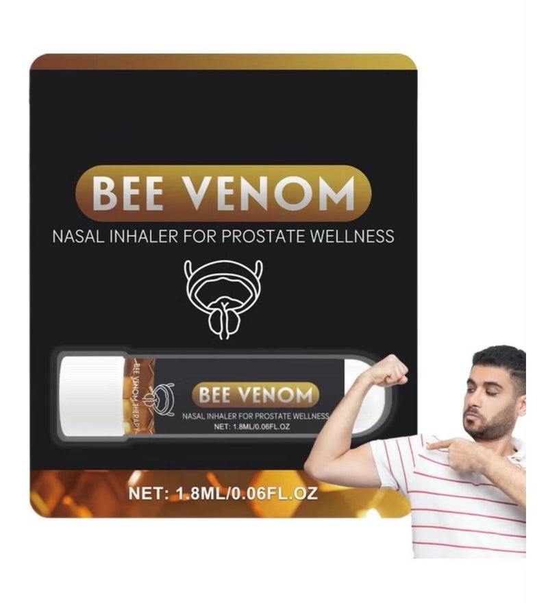 ximonth Bee Venom Prostate Wellness Nasal Inhaler – Herbal Aromatherapy Stick for Men, Natural Plant Extracts, Refreshing Nasal Experience, Portable and Lightweight Design, Simple Daily Wellness Support - Image 2