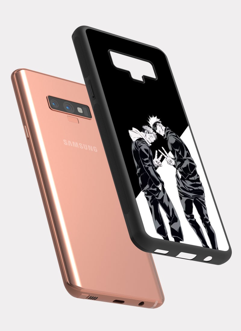 بكسلات كفر سامسونج جالكسي نوت 9 جوجوتسو كايسن غوجو و ايتادوري ابيض - Image 2