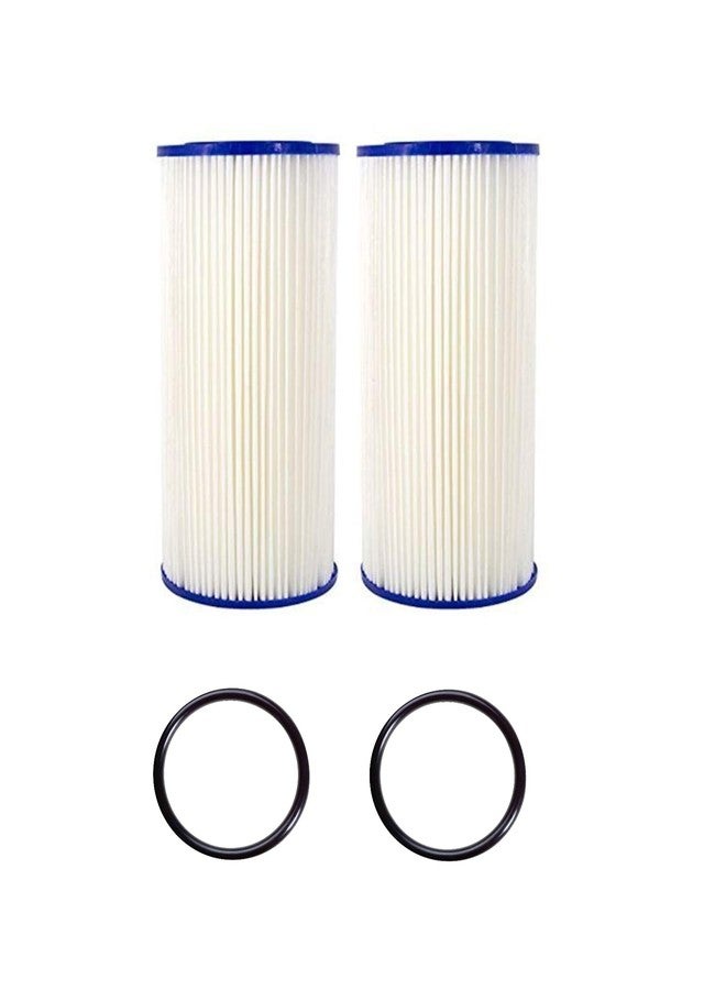 CFS COMPLETE FILTRATION SERVICES EST.2006 FXHSC 10" x 4.5" Whole House Water Filter, Compatible with GE FXHSC, R50-BBSA, R50-BB and WFHDC3001, American Plumber W50PEHD, GXWH40L (Pack of 2) - Image 1