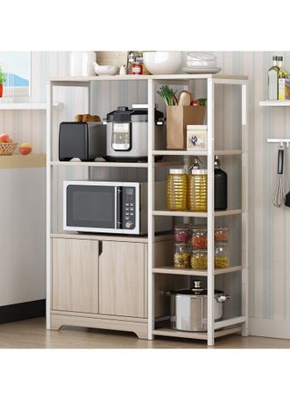 Kitchen Rack Kitchen Rack with Spice Rack and Storage Cabinet 4 Tier Microwave Rack Spice Rack - pzsku/ZAC1E4A540BEA86C157DCZ/45/_/1678092542/bdbcc3ed-e47f-4143-903c-08d04f062824