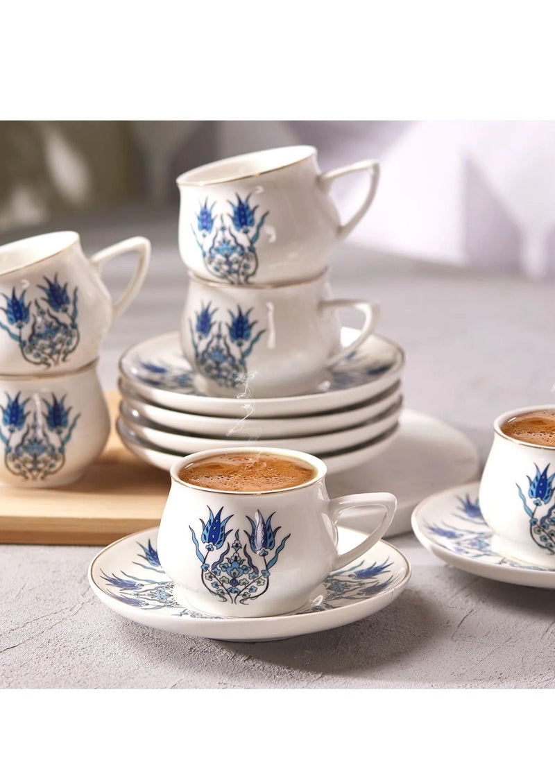 Karaca Iznik New Form Coffee Cup Set for 6 Person 90 ml - pzsku/ZAC1E4EBCB2EE4075802CZ/45/_/1665404265/4d21b1dd-bf5a-499d-b226-d99aaa2b90bc