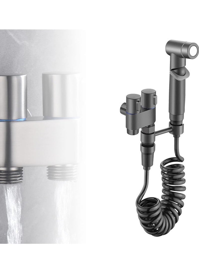 AROAQ - Dual Control Valve Shower Plumbing, Bathroom Sink Multifunction Angle Valve for Bathroom Faucet Connection - Image 1