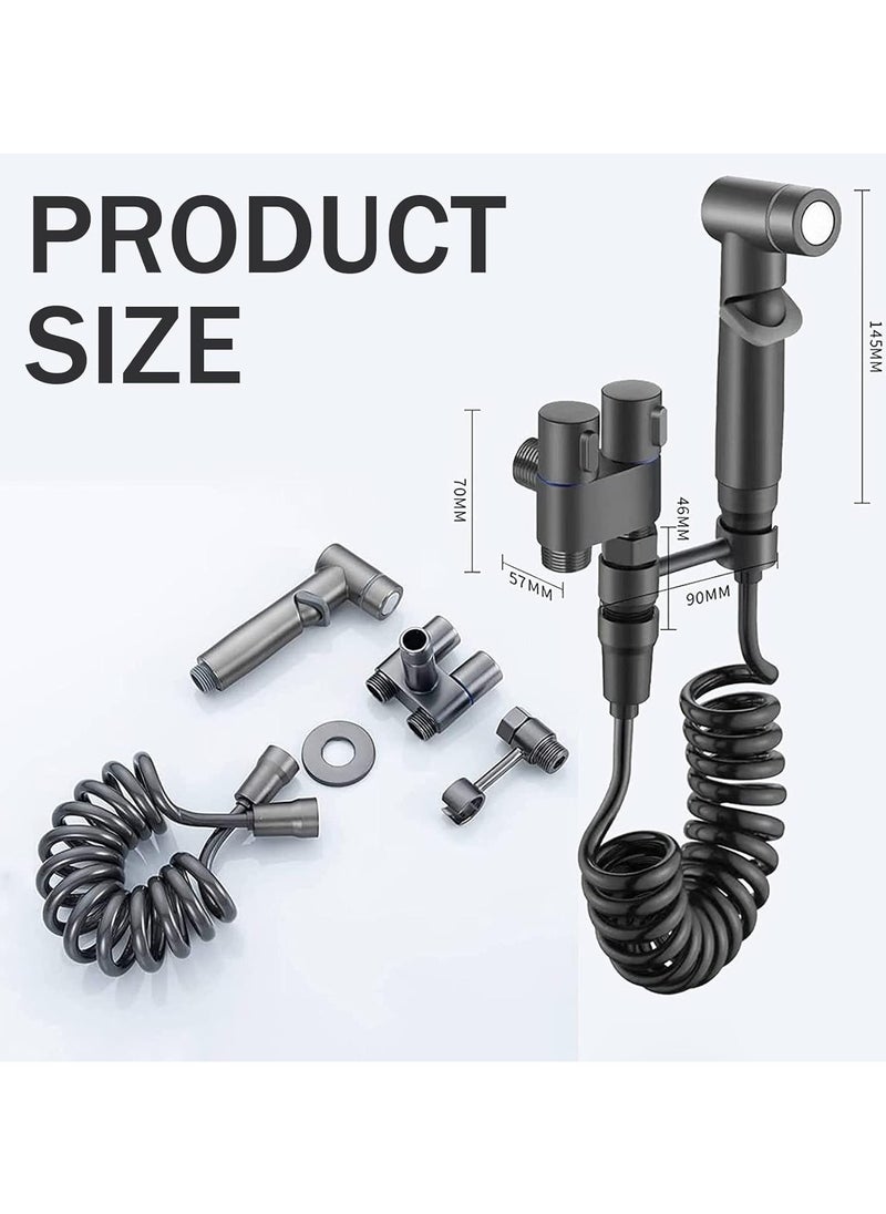 AROAQ - Dual Control Valve Shower Plumbing, Bathroom Sink Multifunction Angle Valve for Bathroom Faucet Connection - Image 1