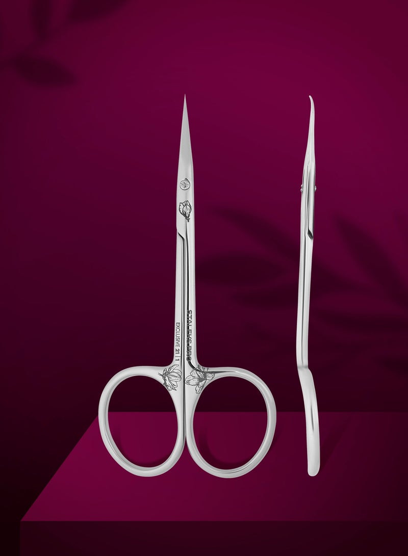 STALEKS PRO مقصات الجلد المحترفة مع خطاف - حصرية 21 | النوع 1 (ماغنوليا) - Image 1