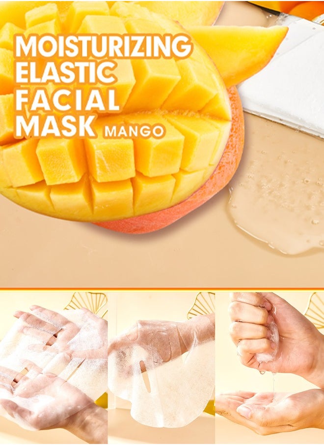 OYAX - Facial Mask Mango Mask Skin Care Deep Hydrating Clarifying Nourishing Firming Mask Beauty Facial Sheet Mask - Image 1
