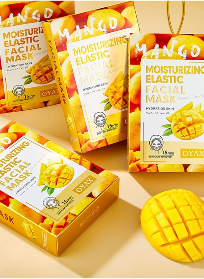 OYAX - Facial Mask Mango Mask Skin Care Deep Hydrating Clarifying Nourishing Firming Mask Beauty Facial Sheet Mask - Image 1